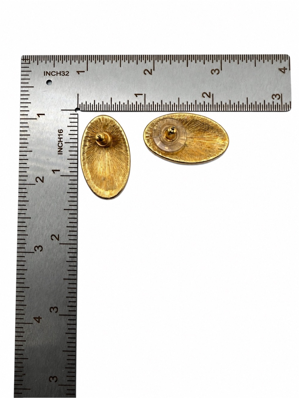 Vintage Monet Red Gold Brooch & Earrings Curated Pair Signed Monet Statement Jew - Picture 9 of 9